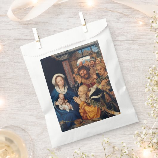 Quentin Matsys - Die Verehrung der Magi Geschenktütchen (Ausgeschnitten)