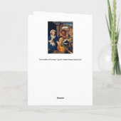 Quentin Matsys - Die Verehrung der Magi Karte (Rückseite)