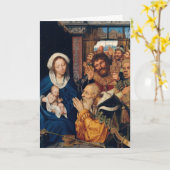 Quentin Matsys - Die Verehrung der Magi Karte (Gelbe Blume)