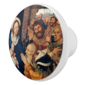 Quentin Matsys - Die Verehrung der Magi Keramikknauf (Rechts)