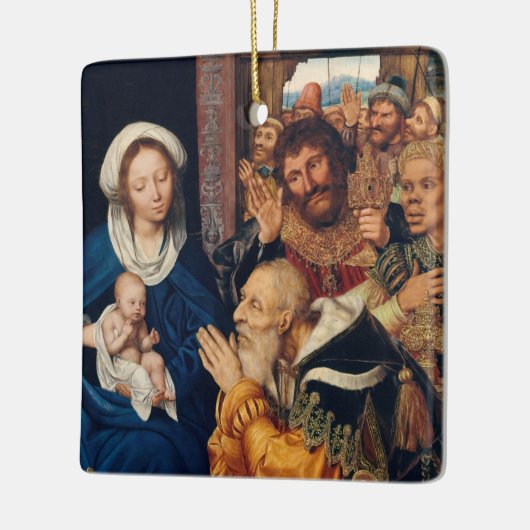 Quentin Matsys - Die Verehrung der Magi Keramikornament (Links)