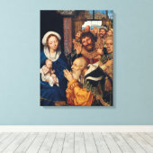 Quentin Matsys - Die Verehrung der Magi Leinwanddruck (Insitu (Holzboden))