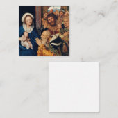 Quentin Matsys - Die Verehrung der Magi Mitteilungskarte (Vorne/Hinten)