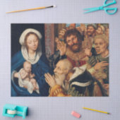Quentin Matsys - Die Verehrung der Magi Seidenpapier (Basteln)