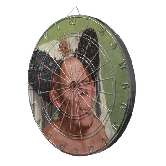 Quentin Matsys - Eine Groteske Alte Frau Dartscheibe (Vorderseite rechts)