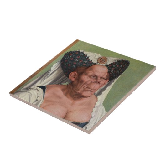 Quentin Matsys - Eine Groteske Alte Frau Fliese (Seite)