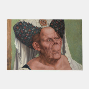 Quentin Matsys - Eine Groteske Alte Frau Fußmatte