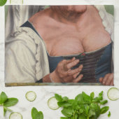 Quentin Matsys - Eine Groteske Alte Frau Geschirrtuch (Gefaltet)