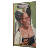 Quentin Matsys - Eine Groteske Alte Frau Klemmbrett (Links)
