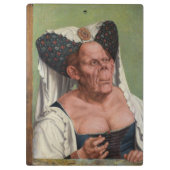 Quentin Matsys - Eine Groteske Alte Frau Klemmbrett (Rückseite)