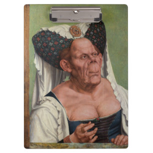 Quentin Matsys - Eine Groteske Alte Frau Klemmbrett