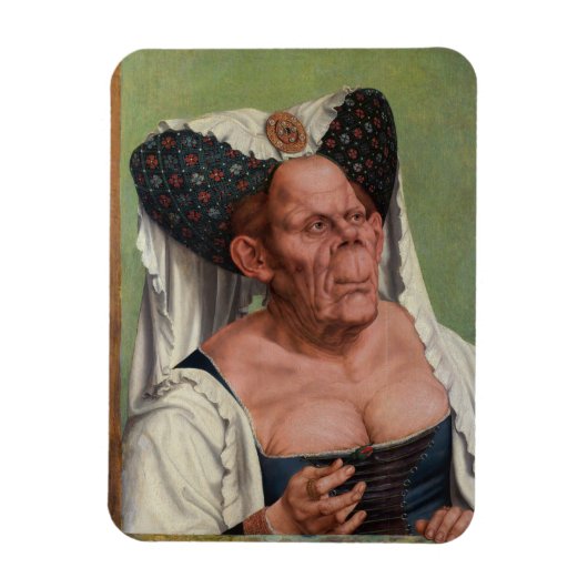 Quentin Matsys - Eine Groteske Alte Frau Magnet (Vertikal)