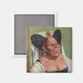 Quentin Matsys - Eine Groteske Alte Frau Magnet (Vorderseite/Rückseite)