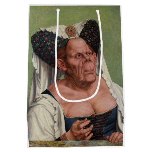 Quentin Matsys - Eine Groteske Alte Frau Mittlere Geschenktüte (Rückseite)