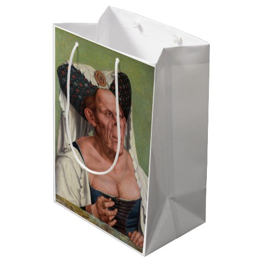 Quentin Matsys - Eine Groteske Alte Frau Mittlere Geschenktüte (Rückseite Schrägansicht)