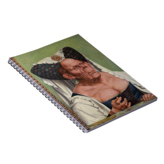 Quentin Matsys - Eine Groteske Alte Frau Notizblock (Rechte Seite)