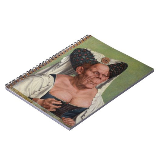 Quentin Matsys - Eine Groteske Alte Frau Notizblock (Linke Seite)