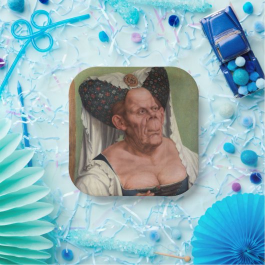 Quentin Matsys - Eine Groteske Alte Frau Pappteller (Party)