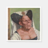 Quentin Matsys - Eine Groteske Alte Frau Serviette (Vorderseite)