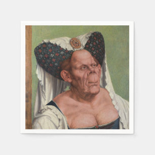Quentin Matsys - Eine groteske alte Frau Serviette