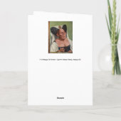 Quentin Matsys - Eine Grotesque Old Woman Card Karte (Rückseite)