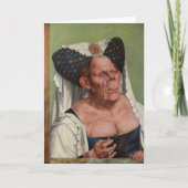 Quentin Matsys - Eine Grotesque Old Woman Card Karte (Vorderseite)
