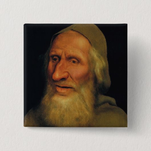 Quentin Matsys - Kopf eines alten Mannes Button (Vorderseite)