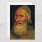 Quentin Matsys - Leiter eines alten Mannes Dankeskarte (Vorne/Hinten)
