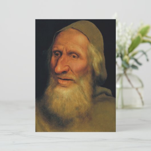 Quentin Matsys - Leiter eines alten Mannes Einladung (Stehend Vorderseite)