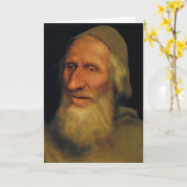 Quentin Matsys - Leiter eines alten Mannes Karte (Gelbe Blume)