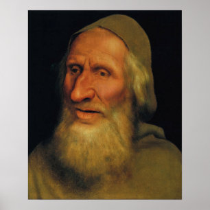 Quentin Matsys - Leiter eines alten Mannes Poster