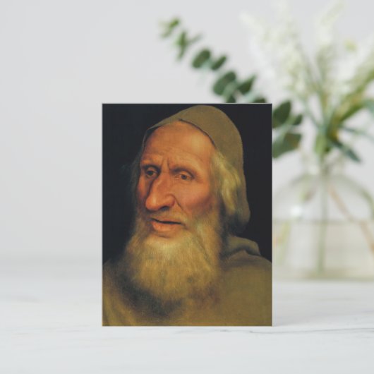 Quentin Matsys - Leiter eines alten Mannes Postkarte (Stehend Vorderseite)