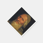 Quentin Matsys - Leiter eines alten Mannes Serviette (Ecke)