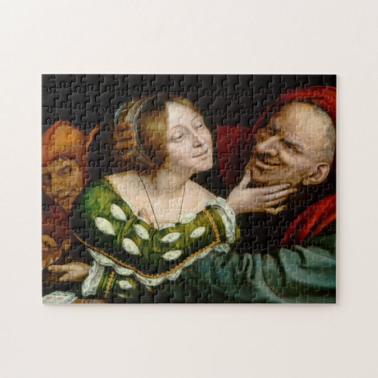 Quentin Matsys - Liebende im Einklang Puzzle (Horizontal)