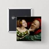 Quentin Matsys - Liebende Paare Button (Vorne & Hinten)