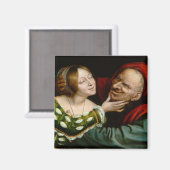 Quentin Matsys - Liebende Paare Magnet (Vorderseite/Rückseite)