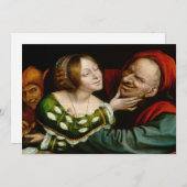 Quentin Matsys - Matched Lovers Dankeskarte (Vorne/Hinten)