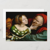 Quentin Matsys - Matched Lovers Einladung (Vorne/Hinten)