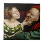 Quentin Matsys - Matched Lovers Fliese (Vorderseite)