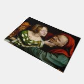 Quentin Matsys - Matched Lovers Fußmatte (Schrägansicht)