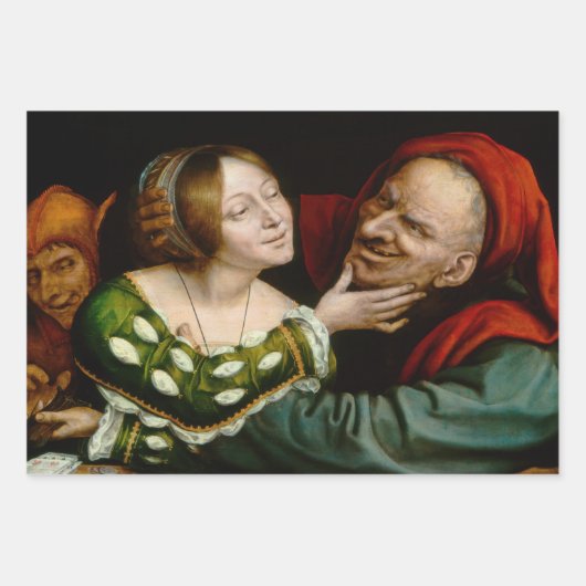 Quentin Matsys - Matched Lovers Geschenkpapier Set (Vorderseite 2)