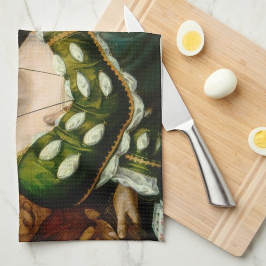 Quentin Matsys - Matched Lovers Geschirrtuch (Viertel Falte)