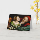 Quentin Matsys - Matched Lovers Karte (Gelbe Blume)