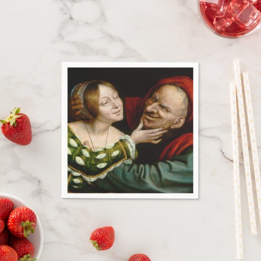 Quentin Matsys - Matched Lovers Serviette (Beispiel)