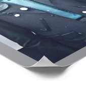 Quentin Tarantino Ablehnende Zeichen Poster (Ecke)