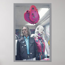 Quentin Tarantino Ablehnende Zeichen Poster