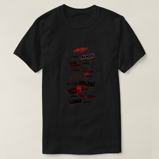 Quentin Tarantino Collage Essential T-Shirt (Design vorne)