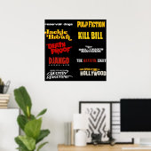 Quentin tarantino filmographie poster (Heimbüro)