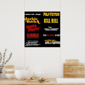 Quentin tarantino filmographie poster (Küche)