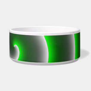 Quer mudar a cor branco? Espirale verde chamativo. Napf